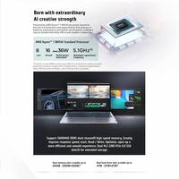 Nuevo Portátil Lenovo Thinkbook 16 Original 2024, AMD R7-8745H/R7-8845H, 16GB/24GB, 1TB, Pantalla IPS de 16 Pulgadas y 2.5K, para Empresas y Diseño