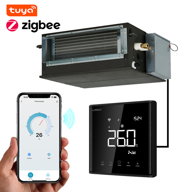 Tuya Mitsubishi Heavy Industries VRF Controller Thermostat Air Conditioner Zigbee Multi-split Air Conditioner Remote Controller