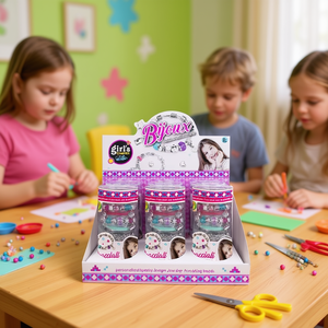 Pretty Girl Bracelets Jewelry Making <b>Kit</b> For Kids Craft Toys 3 Pack Charms And Bracelets Personalized Friendship <b>Beads</b> Design - Product Image 2