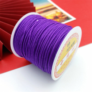 Tali Nilon untuk Pembuatan Perhiasan 1mm, Benang DIY untuk Merangkai Manik-manik 47 Warna, Benang Makrame untuk Gelang dan Tali Kerajinan - Product Image 2