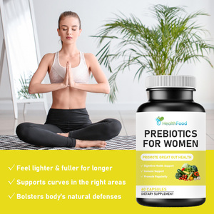 Cápsulas de Prebióticos Orgánicos de Fábrica, Promueven la Salud Intestinal, Potente Antioxidante, Formulado para Mujeres, Suplemento de Fibra en Pastillas - Product Image 6