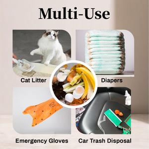 Juice Pet Outdoor Manufacturer 0.015mm Blue Color Degradable Dog Waste Bag Pet Poop Waste Disposal Bag <b>Compostable</b> Dog Poop Bags - Product Image 6