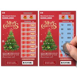 Loterie grand prix Gagnez de l'argent Jeu de jeu Billets à gratter personnalisés Loterie <span class=keywords><strong>au</strong></span> design personnalisé - Product Image 1