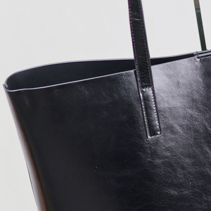 Bolsos de Mujer Personalizados de Lujo y Versátiles, de Gran Capacidad, Negros, Importados, de Piel Encerada, Bolsos de Mano para Mujer - Product Image 4