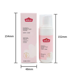IERLEI OEM/ODM Vaginal Care Products Female Intimate Wash Female Vaginal Cleanser Cranberry Probiotic Foam Mousse - Product Image 2