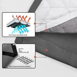 DaiRui stile coreano Ultra caldo <span class=keywords><strong>ad</strong></span> ultrasuoni trapuntato tenda termica per il freddo - Product Image 2