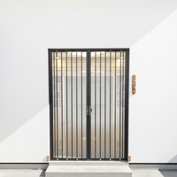 Moustiquaire invisible en acier inoxydable 20 mailles, design moderne, pour portes et fenêtres, anti-effraction, anti-moustiques, usage hôtelier, garantie 5 ans