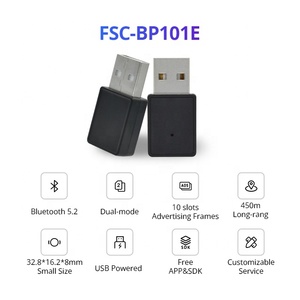 Feasycom FSC-BP101E BLE 5.2 CE dài-phạm vi phát thanh truyền hình url uid <span class=keywords><strong>Bluetooth</strong></span> USB Đèn hiệu hỗ trợ ibeacon, eddystone, altbeacon - Product Image 2
