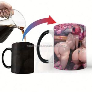 Mug de fête classique en porcelaine écologique de 11 oz, personnalisé avec logo imprimé par sublimation, sensible à la chaleur et changeant de couleur - Product Image 3
