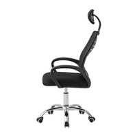Chaise de bureau ergonomique confortable la plus vendue, réglable en hauteur, avec dossier haut en maille et appui-tête