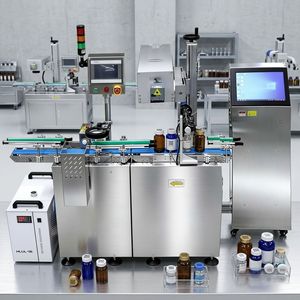 Máquina de Marcado Láser con Código de Seguimiento para Tapas, con Decodificador de Visión y Rechazo Automático para Línea de Producción de Tapas de Botellas Farmacéuticas - Product Image 1