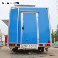Chariot de nourriture mobile pour glaces et bonbons pour nouveau-nés, en acier inoxydable, aluminium, fibre de verre, 24/7, portable, multifonctionnel, résistant à la rouille