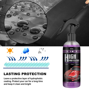 C0686 100ML 3 en 1 Voiture Nano Céramique Revêtement Polissage Pulvérisation Cire Forpolish Car Wash Fortify Quick Coat Polish & Sealer - Product Image 4