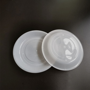 300 Pieces Plastic Dinner Plates 9 inch Disposable Plates Premium Hard Plastic Lunch Plates Ideal for Wedding, Parties