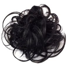 Happy Hat Real Wig Black Shoshing Curls par Chyraci Accessoires de coiffure avec chaussure Shoshing - Product Image 1