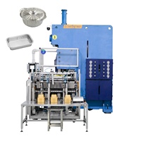 Machine de fabrication de poinçons en papier d'aluminium haut de gamme personnalisés en usine de boîtes à emporter en papier d'aluminium jetables en feuille d'étain