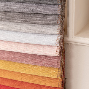 Chenille Fabric Plain Dyed Heavyweight 100% Polyester Woven Sofa Fabric For Couch Covers And Pillows - Product Image 1