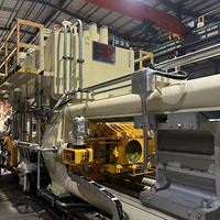 Presse d'extrusion de profilés en aluminium Hengda 2500T à courte portée, grande tonnage, haute efficacité, usinage CNC, puissance 580 kW
