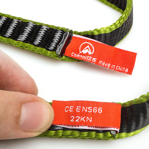 Camna - Eslinga de Escalada de 180 cm, Cuerda de Nailon de 22 kN, Certificación CE EN566, Equipo de Seguridad para Montañismo - Product Image 1