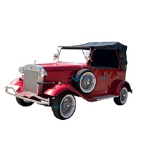 Voiture électrique rétro rouge classique personnalisée au prix d'usine, marque Zhenda, nouvelle superlimousine