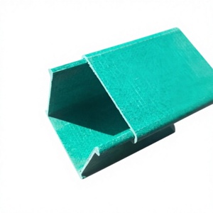 Fiberglass Ventilated Trough Cable Tray Flame-Retardant Anti-Corrosion Industrial Construction Use Customizable - Product Image 1