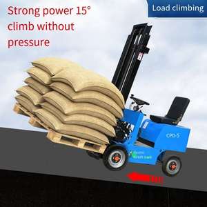 รถยกขนาดกะทัดรัด3ล้อ0.5ton 500กก. รถยกไฟฟ้าขนาดเล็กสำหรับทางเดินแคบ - Product Image 2