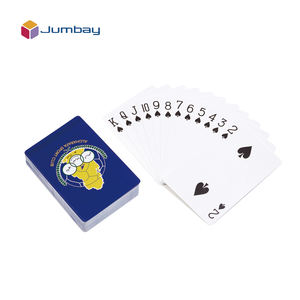 Double <span class=keywords><strong>jeu</strong></span> <span class=keywords><strong>de</strong></span> cartes à jouer avec matériaux facultatifs personnalisés Pochette en papier <span class=keywords><strong>de</strong></span> style fenêtre pour afficher votre logo à motifs Publicité - Product Image 5