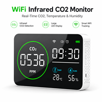 Detector de Dióxido de Carbono Infrarrojo, Detector de CO2 Portátil, Monitor de Temperatura, Humedad y Calidad del Aire