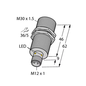 เซ็นเซอร์ตรวจจับวัตถุแบบเหนี่ยวนำของแท้รุ่นขายดี Bi20u-m30-iol6x2-h1141 Bi8u-mt18-ap6x-h1141 ใช้งานได้หลากหลายสำหรับระบบอัตโนมัติ - Product Image 2