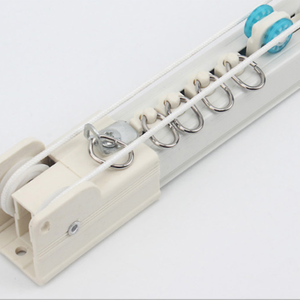 Nhôm Im Lặng Gắn Trần Đơn Đôi Thẳng Rèm Theo Dõi Windows <span class=keywords><strong>Curtain</strong></span> <span class=keywords><strong>Rail</strong></span> Traverse Rod Với <span class=keywords><strong>Gliss</strong></span> Runners - Product Image 1