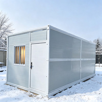 Casa Contenedor Prefabricada Desmontable a Precio de Fábrica, Resistente a la Humedad, Unidad Individual, Puerta de Seguridad Simple