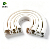Bande de protection en caoutchouc PVC en forme de U avec noyau métallique, flexible, pour châssis de machines et tôles automobiles