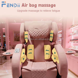 Benutzer definierte Farbe Bequemer elektrischer liegender rosa Pediküre-Stuhl mit <span class=keywords><strong>Massage</strong></span> - Product Image 5