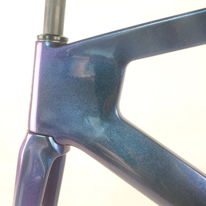 Cuadro de bicicleta de pista SERAPH FRAME de fibra de carbono T800, juego de cuadro de carretera con horquilla y tija de sillín, modelo Chameleon TR013 - Product Image 2