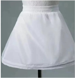 One Loop Steel Hoop Ladies Petticoat for Dress Kids <strong>Underskirt</strong> Elastic Band Adjustable Crinoline - Product Image 4