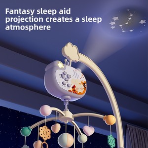 Giocattolo a Campanella in Plastica per <span class=keywords><strong>Lettino</strong></span> Neonato, Mobile Rotante Naturale da Appendere al Letto - Product Image 6