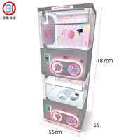 Machine à capsules Gacha personnalisable de haute qualité avec lumières clignotantes, jeu d'arcade à monnayeur