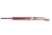 Vanne d'accès soudée en cuivre électrique 25G à haute efficacité avec filtre déshydrateur pour ligne de réfrigération, congélation et climatisation, raccord de charge 1/4