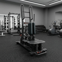 Appareil Commercial d'Entraînement des Abduteurs et des Hip Thrusts, en Acier Réglable, Équipement de Musculation à Charge de Plaques, Machine d'Adducteurs Debout pour Salle de Sport