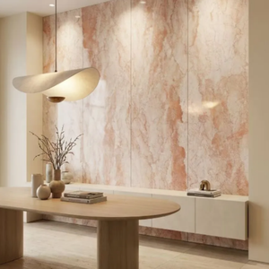 PAIA STONE - Losa de Mármol Rosa Beige Natural para Baños y Cocinas, Paneles de Pared, Lavabos, Diseño Moderno, Impermeable y Pulido - Product Image 3