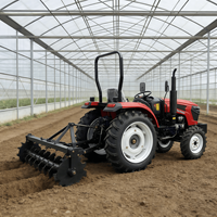 Mini-tracteur compact de sécurité pour vergers, familial, petit, 4*4, 4 roues motrices, 80 ch, 70 ch, 60 ch, tracteur pour l'agriculture