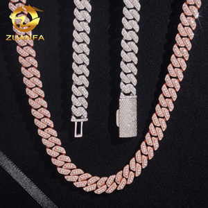 Vòng cổ nam Hip Hop cao cấp bán buôn, chất liệu bạc Sterling 925, đá Moissanite màu D, cấp VVS, kiểu dây Cuban Link 10MM - Product Image 6