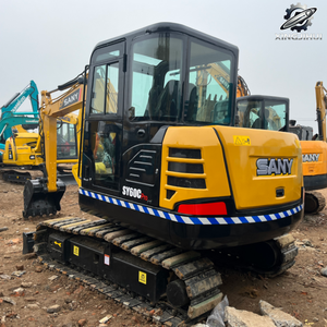 Used Sany60 MiniCrawler Excavator 6Ton 0.25m³<b>Bucket</b> Original Chinese Brand <b>Small</b> Construction Excavator Low Hours Good Condition - Product Image 2