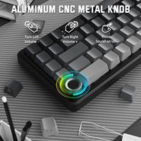 Attack Shark X66 RGB 3 Mode Wired Wireless 2.4G BT Hot Swap Gasket Mechanical Gaming Keyboard