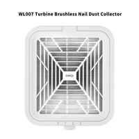 Collecteur de poussière d'ongles professionnel en ABS robuste, polisseuse puissante 60W pour ongles en acrylique et gel, salon de manucure
