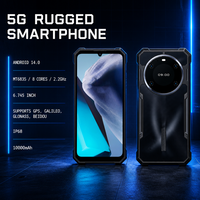 Teléfono Resistente a Impactos de 6.74 Pulgadas, 8+256GB, 10000mAh, W60, MT6835 Octa Core 2.0GHz, Android 14, IP68, NFC, BT5.0, Teléfono Móvil Industrial