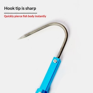 قصبة صيد قابلة للسحب من سبائك الألومنيوم مكونة من ثلاث أقسام للصيد في البحر والجليد والقوارب والرمي البعيد - Product Image 4