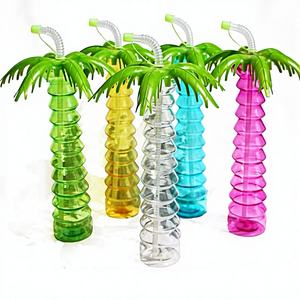 Neues Design Heiß Verkaufter Öko-Freundlicher Trinkbecher für <span class=keywords><strong>Slush</strong></span>-Eis aus PE-Kunststoff, Transparent, Minimalistisch, Personalisierbar mit OEM-Logo für Partys (Modell 2026) - Product Image 1