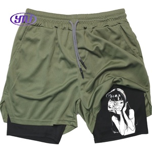 Pantaloncini Sportivi Estivi da Uomo Y2K Performance <span class=keywords><strong>Horror</strong></span> Pretty Girl Print Traspiranti a Vita Media per Allenamento in Palestra e Fitness - Product Image 5