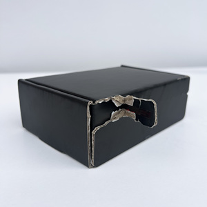 Cajas de Cartón Corrugado Pequeñas <span class=keywords><strong>Idear</strong></span>, Color Negro, Grosor de 2 mm, Laminación Mate, Forro de Esponja Reciclada, Cierre Magnético, Logotipo Personalizado - Product Image 6